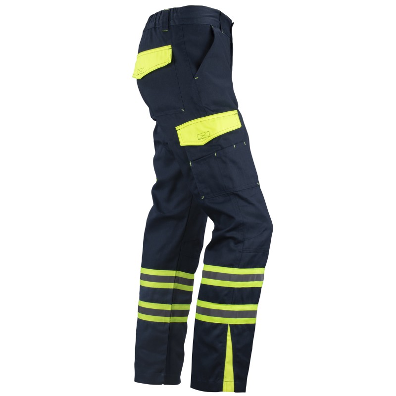pantalon3-cargo-gabardina-bicolor-con-cinta-día-noche-hi-vis-line-100-poly
